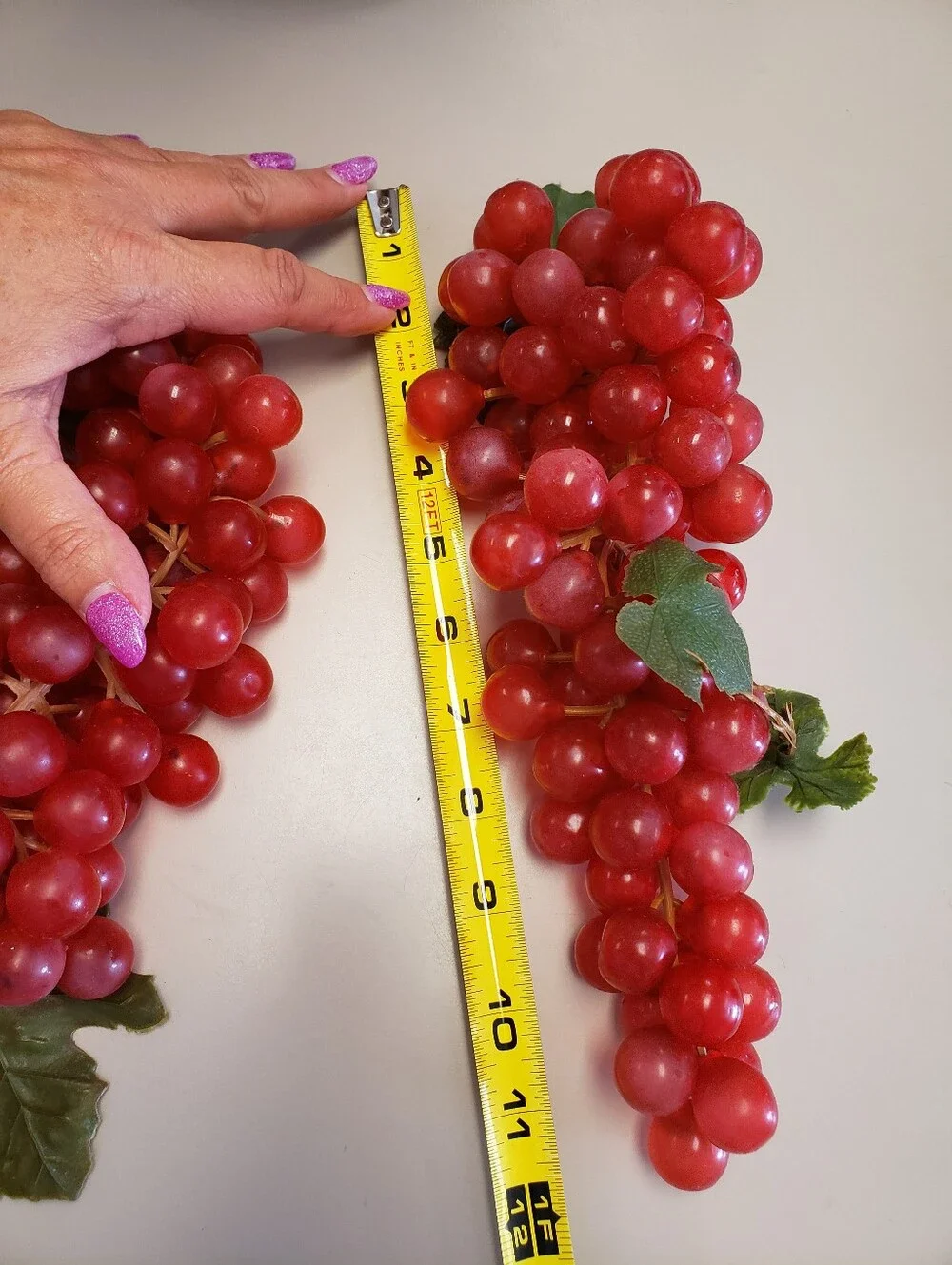 4 Bunches Artificial Grapes